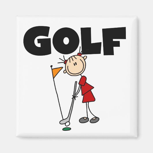 Girls GOLF Magnet (Vorne)