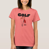 Girls GOLF T - Shirt und Geschenke (Vorderseite)