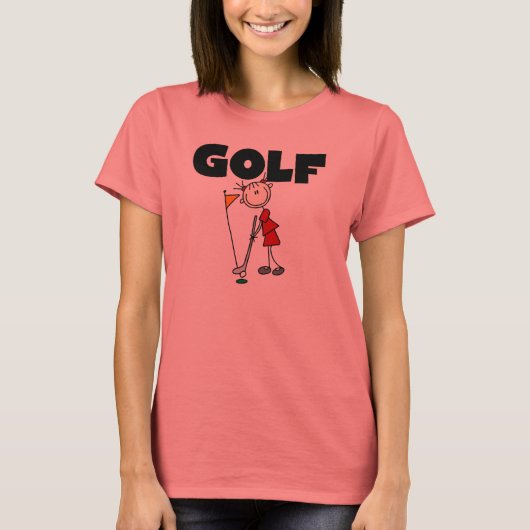 Girls GOLF T - Shirt und Geschenke (Vorderseite)