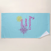 Girls Gone Cruise Strandtuch (Vorderseite)