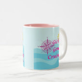 Girls Gone Cruise Zweifarbige Tasse (VorderseiteRechts)