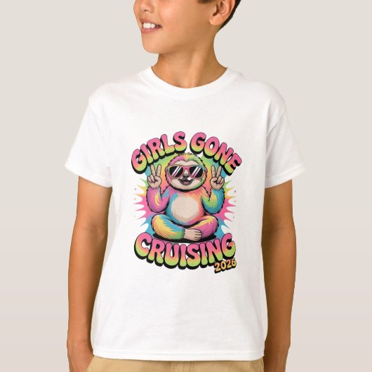Girls Gone Cruising 2026 Cruise Vacation Trip Slot T-Shirt (Vorderseite)