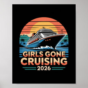 Girls Gone Cruising 2026 Kreuzfahrt Urlaub Reise 7 Poster