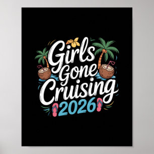 Girls Gone Cruising 2026 Kreuzfahrt Urlaub Trip 2 Poster