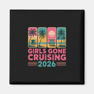 Girls Gone Cruising 2026 Kreuzfahrt Urlaubsreise V Magnet