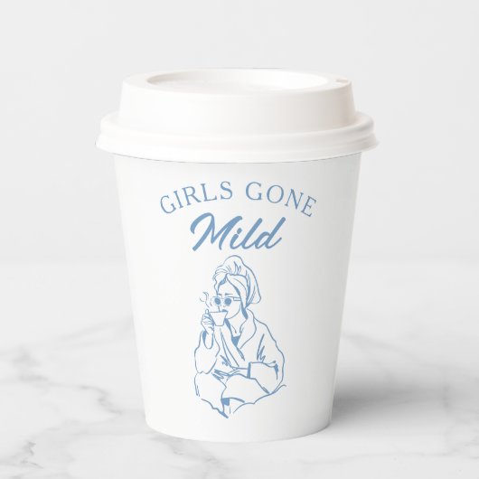 Girls Gone Girls Wellness-Center Junggeselinnen-Ab Pappbecher (Vorderseite)