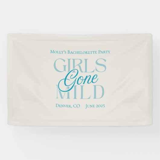 Girls Gone Mild - Custom Bachelorette Design Banner (Horizontal)