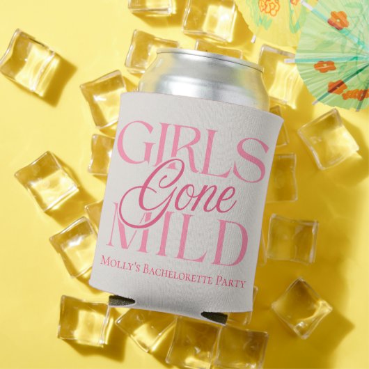 Girls Gone Mild - Custom Bachelorette Design Dosenkühler (In Situ Sommer)