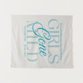 Girls Gone Mild - Custom Bachelorette Design Tapes Wandteppich (Vorderseite (Horizontal))