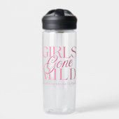 Girls Gone Mild - Custom Bachelorette Design Trinkflasche (Vorderseite)