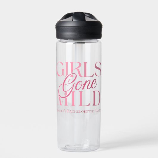 Girls Gone Mild - Custom Bachelorette Design Trinkflasche (Vorderseite)