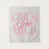 Girls Gone Mild - Custom Bachelorette Design Wandteppich (Vorderseite)