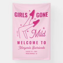 Girls Gone Mild Hand Drawn Bachelorette Willkommen