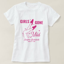 Girls Gone Mild Pink Illustration Bachelorette