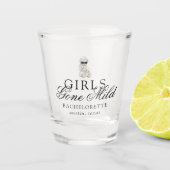 Girls Gone Mild Spa Bear Bachelorette Schnapsglas (Vorderseite)