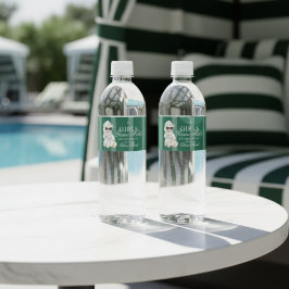 Girls Gone Mild Spa Bear Bachelorette Wasserflaschenetikett