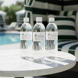 Girls Gone Mild Spa Bear Bachelorette Wasserflaschenetikett