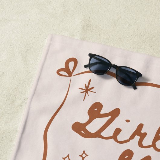 Girls Gone Milde Junggeselinnen-Abschied Wellness- Strandtuch (Beispiel)