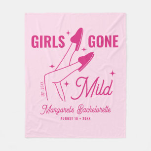Girls Gone Milde Pink Sleepover Junggeselinnen-Abs Fleecedecke