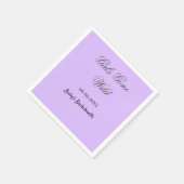 Girls Gone wild Bachelorette party name date bride Serviette (Ecke)