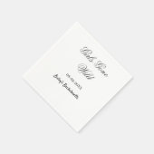 Girls Gone wild Bachelorette party name date bride Serviette (Ecke)