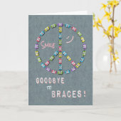 Girls Goodbye Bracks Herzlichen Glückwunsch Friede Karte (Gelbe Blume)