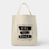 Girls Got Goals Motivational Tote Bag Tragetasche (Rückseite)