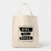 Girls Got Goals Motivational Tote Bag Tragetasche (Vorne)