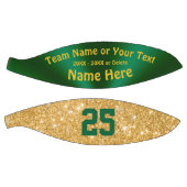 Girls Green und Gold Personalisiert Basketball Bal (Panele)