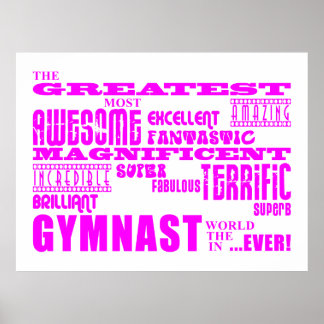 Girls Gymnasien : Rosa Bester Gymnast Poster