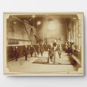 Girl's Gymnasium an der Deaf and Dumb Institution, Fotoplatte