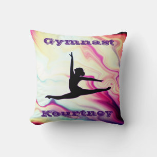 Girls Gymnast Floor Beam Vault Bars Personalisiert Kissen