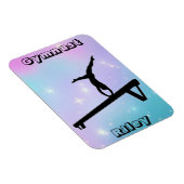 Girls Gymnast Gymnastik Balance Beam Magnet (Rechte Seite)