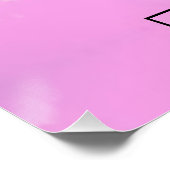 Girls Gymnast Gymnastik Balance Beam Poster (Ecke)