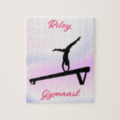 Girls Gymnastics Beam Soft Pastell Puzzle (Vertikal)