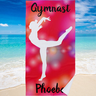 Girls Gymnastics Blubble Fun Strandtuch