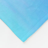 Girls Gymnastics Blue Swirl Individuelle Name Fleecedecke (Ecke)