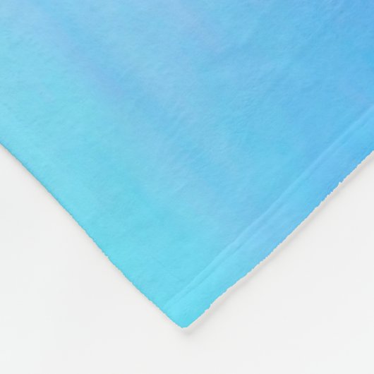 Girls Gymnastics Blue Swirl Individuelle Name Fleecedecke (Ecke)