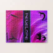 Girls Gymnastics Events Abstrakt Puzzle (Horizontal)