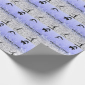 Girls Gymnastics Events Funkelnd Geschenkpapier (Ecke)