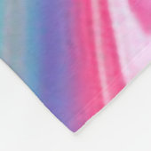 Girls Gymnastics Fleece Blanket mit Namen (Ecke)