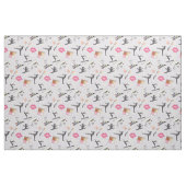 Girls Gymnastics - Girly Makeup Stoff (Fat Quarter (45,7 x 55,9 cm))