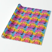 Girls Gymnastics Rainbow Krawatte Dye Geschenkpapier (Ungerollt)