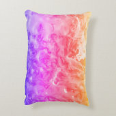 Girls Gymnastics Rainbow Wirbel Dekokissen (Rückseite(Vertikal))