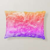 Girls Gymnastics Rainbow Wirbel Dekokissen (Rückseite)