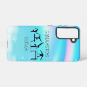 Girls Gymnastics Rainbow Wirbel Samsung Galaxy Hülle (Rückseite (Horizontal))