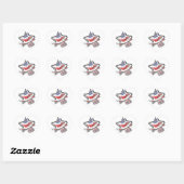 Girls Gymnastics Stickers (Blatt)