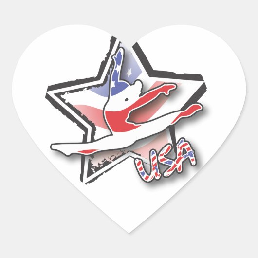 Girls Gymnastics Stickers (Vorderseite)
