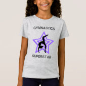Girls Gymnastics Superstar Back Walkover T-Shirt (Vorderseite)