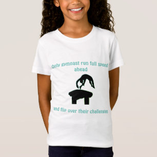 Girls Gymnastics Vault Personalisierter T - Shirt
